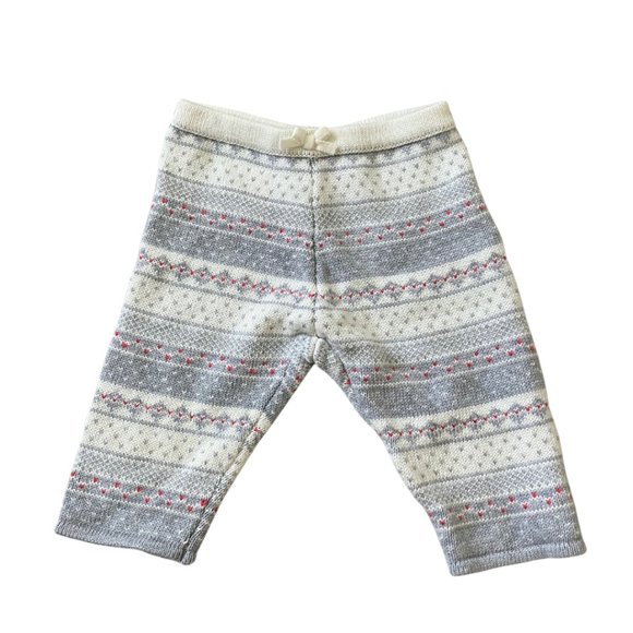 NWT Janie and Jack Sweater Pants Size 3-6 Month - Picture 1 of 5
